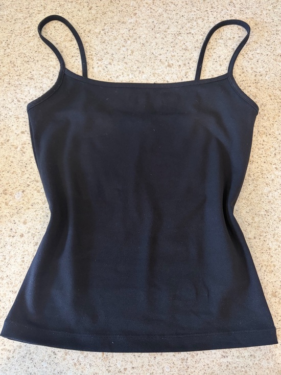 Garage Tops - Garage Black Slim Spaghetti Strap Tank